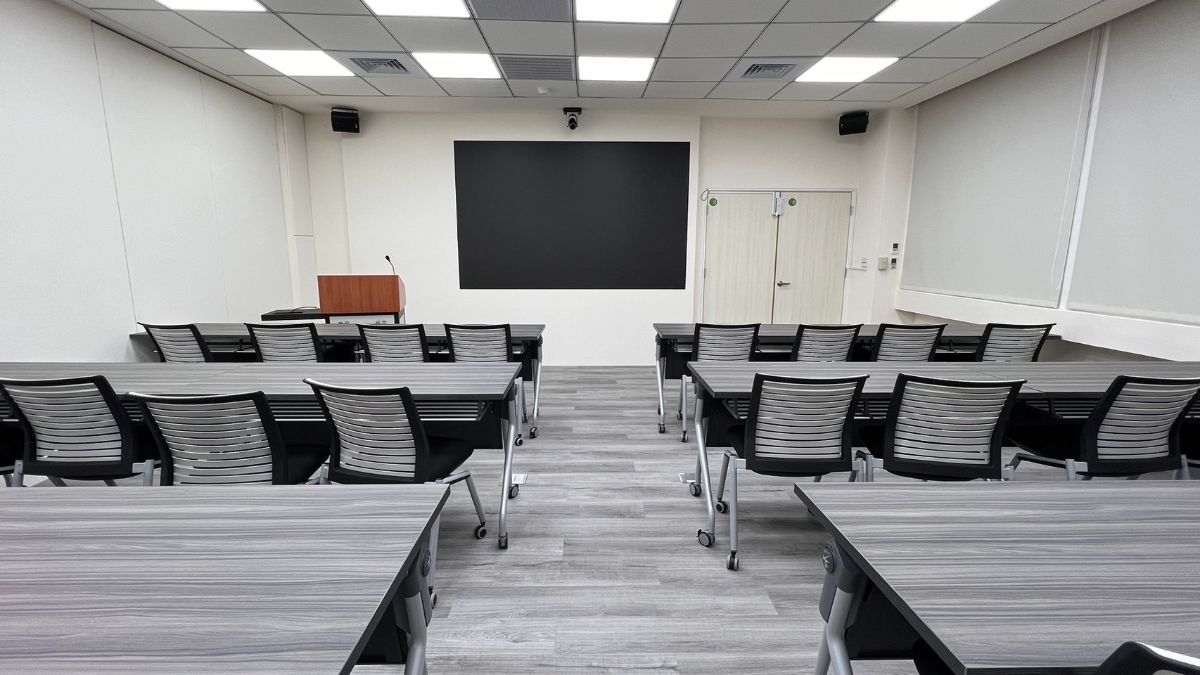 Front view of Nursing Building 205 Classroom